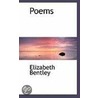 Poems door Elizabeth Bentley