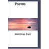 Poems door Matthias Barr