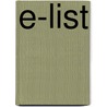 E-List by Paul Buck