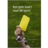 Een gele kaart voor de sport