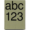 Abc 123 door Onbekend