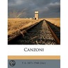 Canzoni by T.A. 1871-1948 Daly