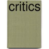 Critics door St John Greer Ervine