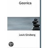 Geonica door Professor Louis Ginzberg
