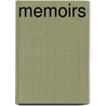 Memoirs door Judith Schoolery