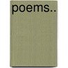 Poems.. door Donald F. Goold 1890-1916 Johnson