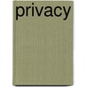 Privacy door Philippa Strum