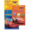 Cars - kleurboek, spelletjesblok, stickerboek