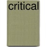 Critical by Robin Cooke