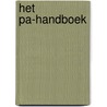 Het PA-handboek door R. Beckmann