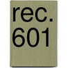 Rec. 601 door Miriam T. Timpledon