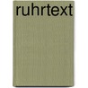 Ruhrtext by Florian Neuner