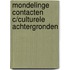 Mondelinge contacten C/Culturele achtergronden