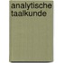 Analytische taalkunde
