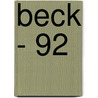 Beck - 92 by Juan de Ribera Berenguer
