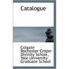 Catalogue door Colgate Rochester Crozer Divin School