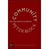 Community door Peter Block