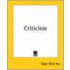 Criticism