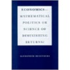 Economics door Alexander Rosenberg