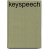 Keyspeech by Yvonne Oswald