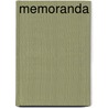 Memoranda door Jeffrey Ford