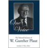 One Voice by Rabbi W. Gunther Plaut