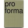 Pro Forma door Onbekend
