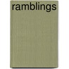 Ramblings by Clarence E. "Nick" Carter