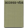Access-vba door Bernd Held