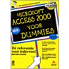 Microsoft Access 2000 voor Windows voor Dummies