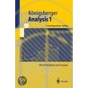 Analysis 1 by Konrad Königsberger