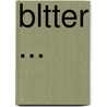 Bltter ... by Verein FüR. Landeskunde Von Niederösterreich Und Wien