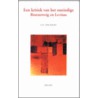 Een kritiek van het oneindige by L. Anckaert