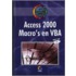 Access 2000 macro's en VBA