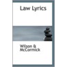Law Lyrics door Wilson