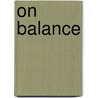 On Balance by Adam Phillips