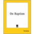 On Baptism