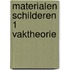 Materialen schilderen 1 vaktheorie