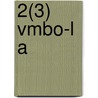 2(3) Vmbo-L A by Unknown