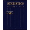 Statistics by William L. Hays