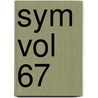 Sym Vol 67 door Cold Spring Harbor