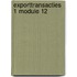 Exporttransacties 1 module 12
