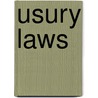 Usury Laws door Jean Calvin