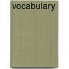 Vocabulary door Jennifer Jacobson