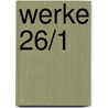 Werke 26/1 door Friedrich Engels