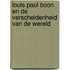 Louis Paul Boon en de verscheidenheid van de wereld