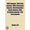 1963 Awards by Unknown