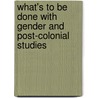 What's to be done with gender and post-colonial studies door Frances Gouda