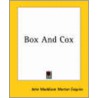 Box And Cox door John Maddison Morton Esquire