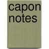 Capon Notes door Debbie Boyce